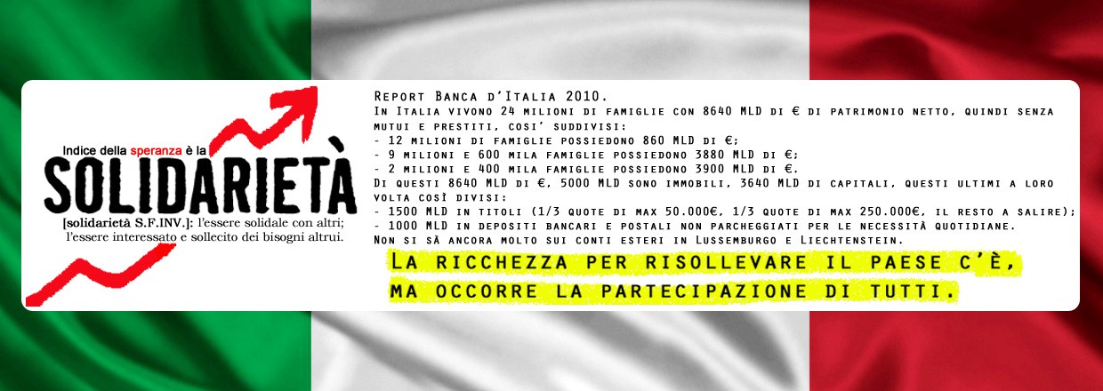 Attraverso l'azzeramento del debito pubblico.